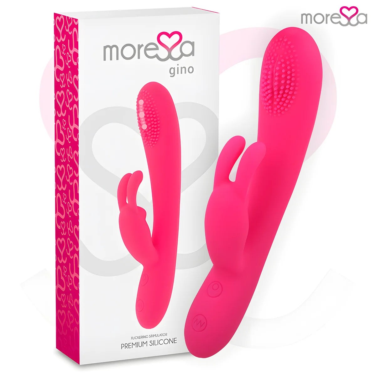 moressa gino rechargeable en silicone premium