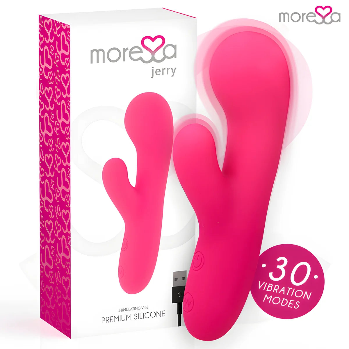 moressa jerry rechargeable en silicone premium