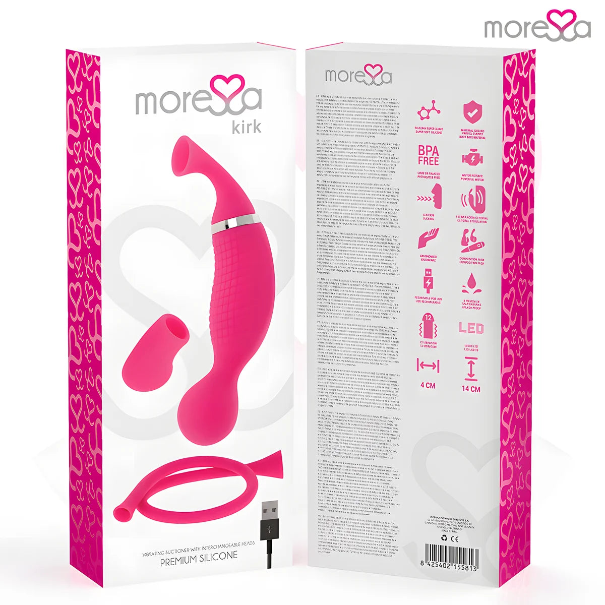 moressa kirk rechargeable en silicone premium