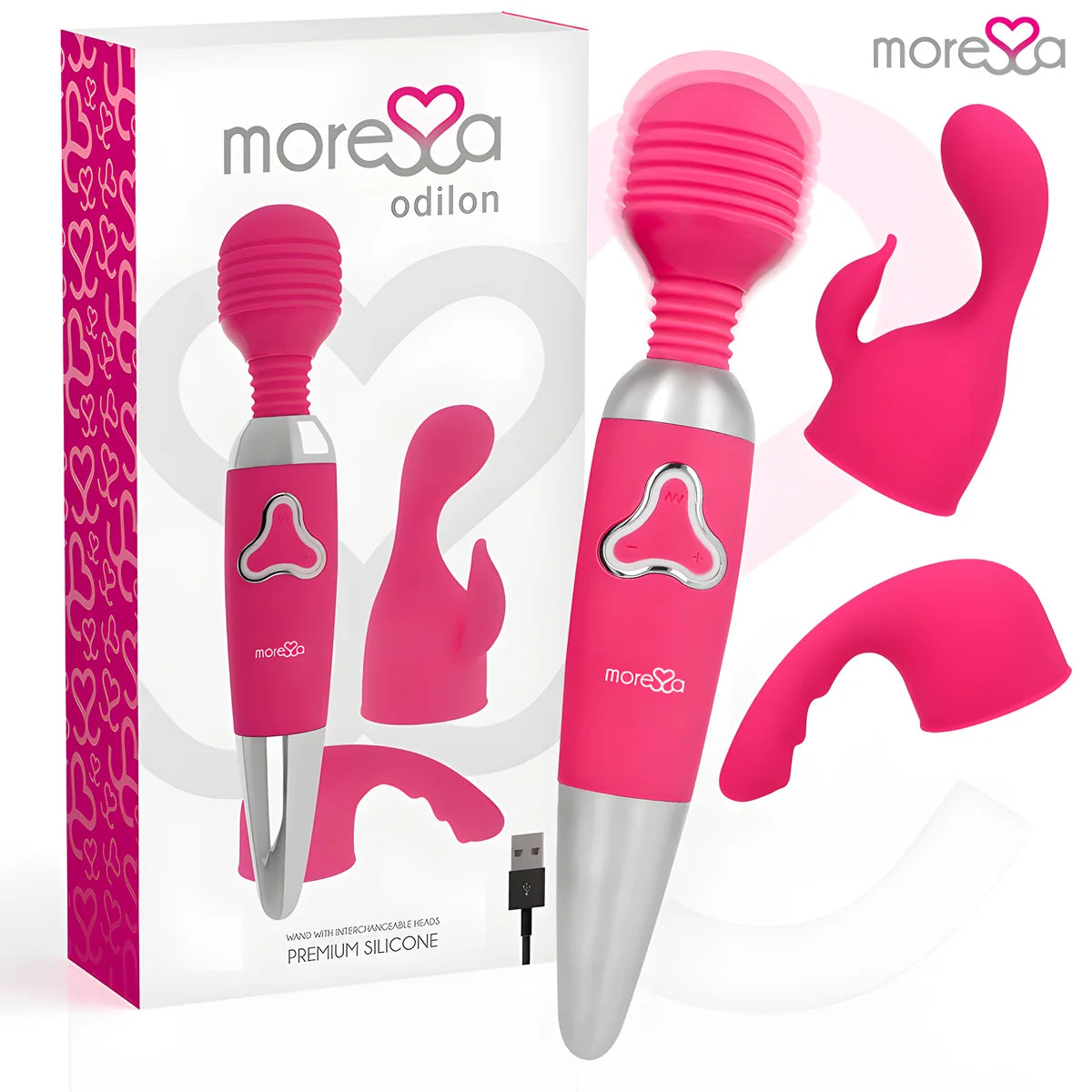 moressa odilon rechargeable en silicone premium