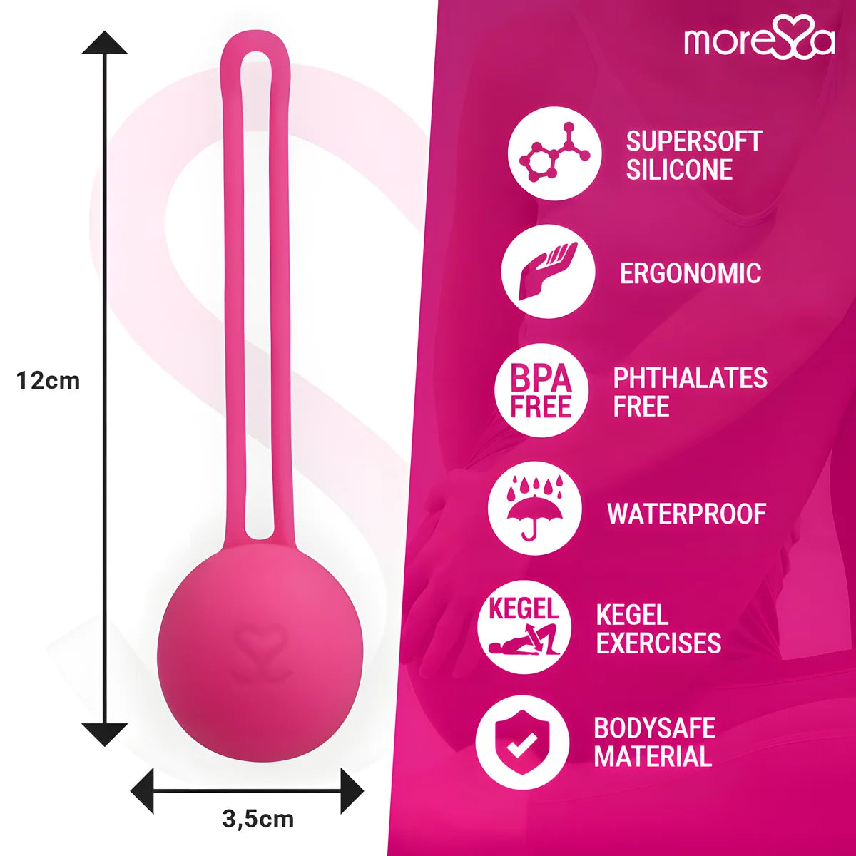 moressa osian one premium silicone rose