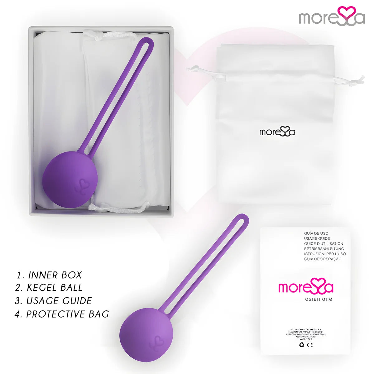 moressa osian one premium silicone lilas
