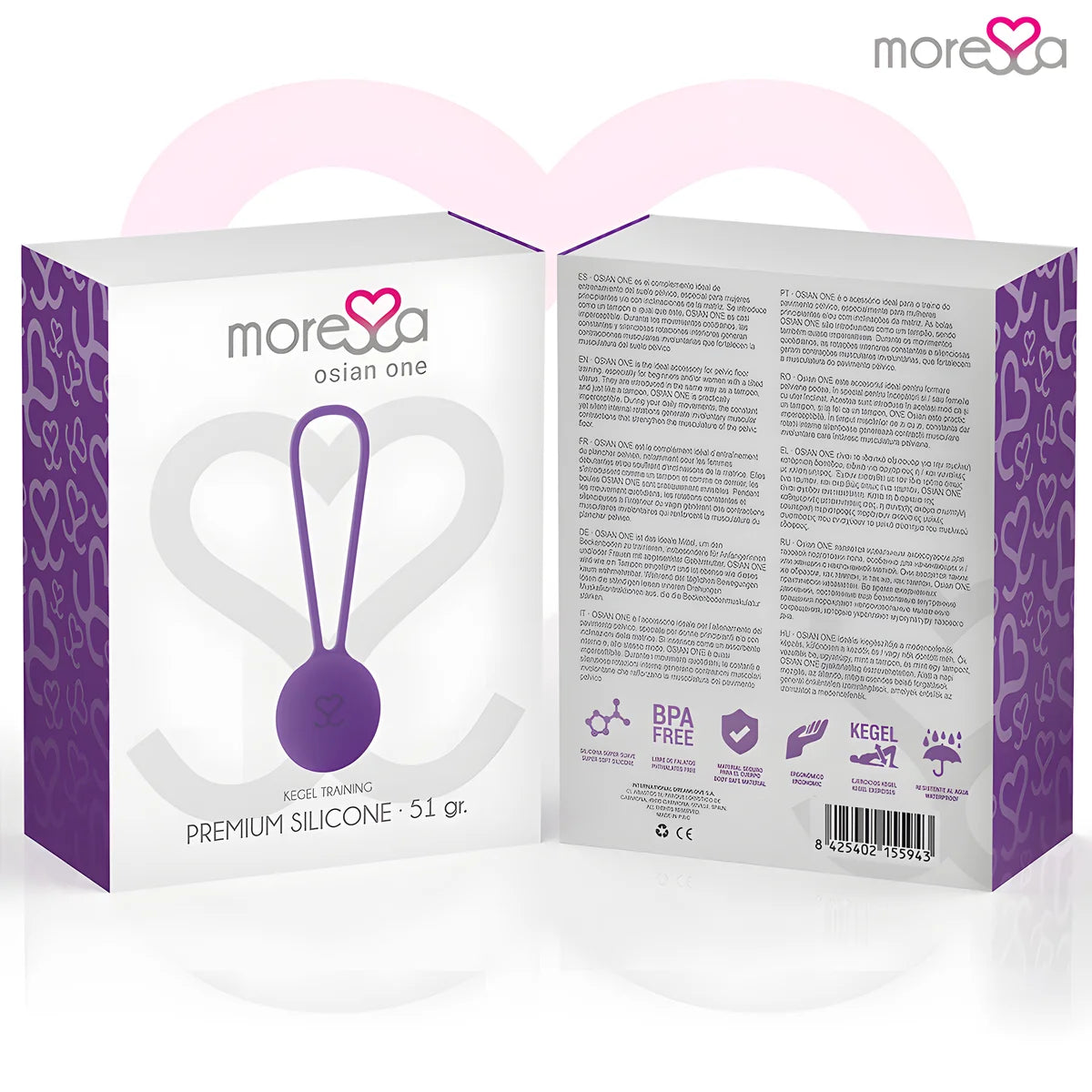 moressa osian one premium silicone lilas