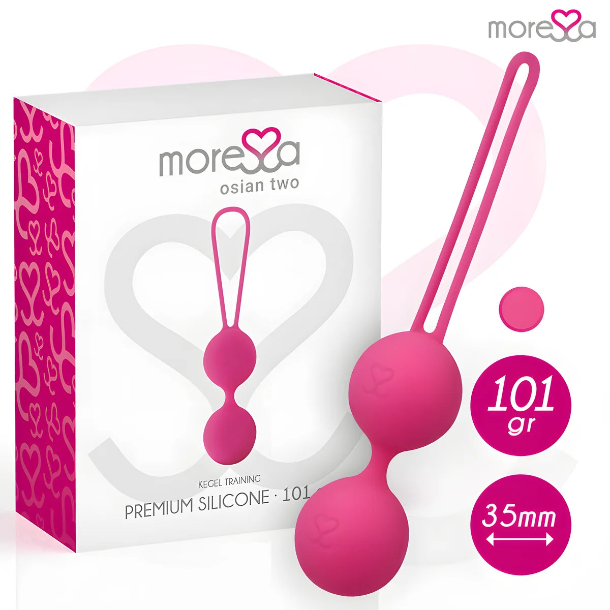 moressa osian deux silicone premium rose