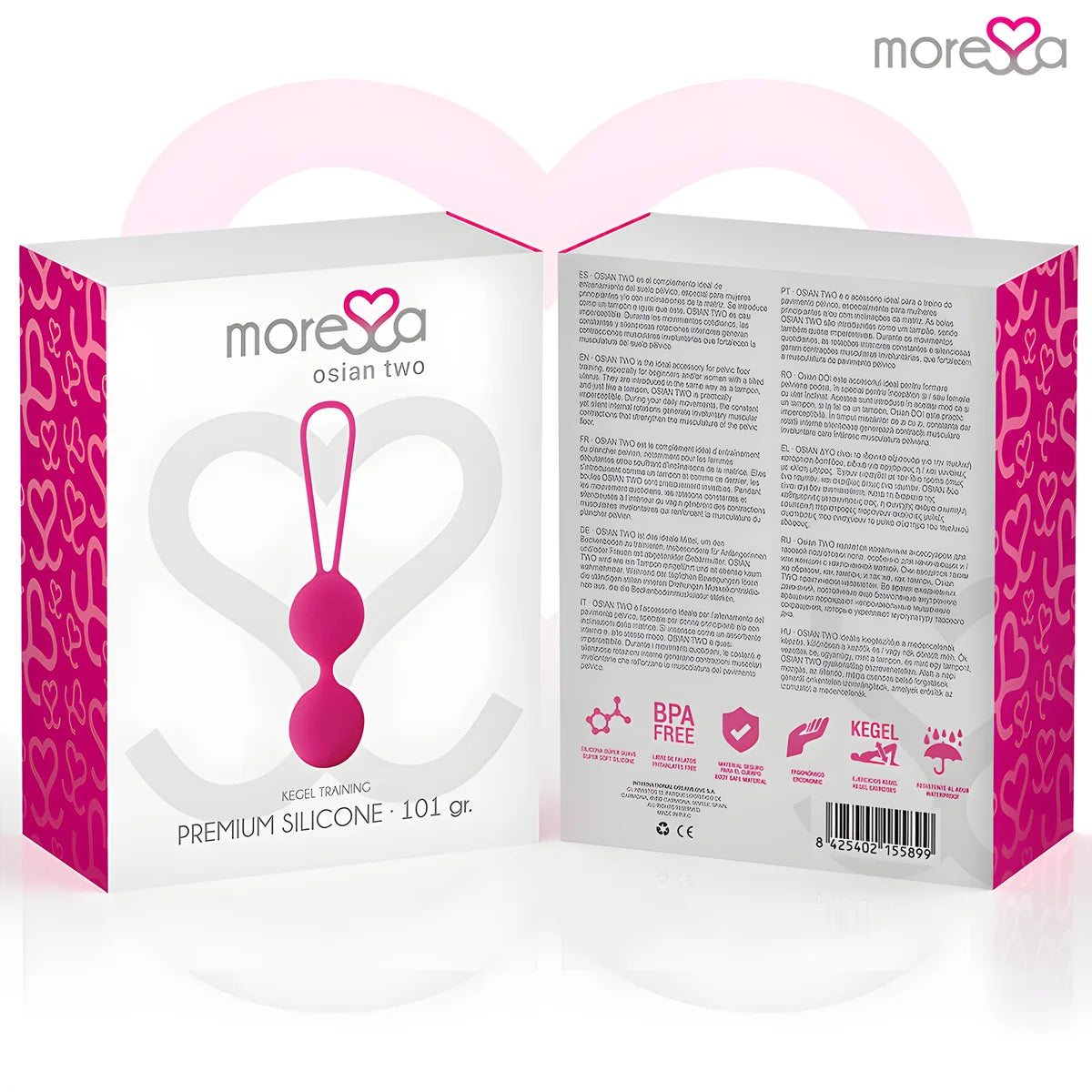 moressa osian deux silicone premium rose