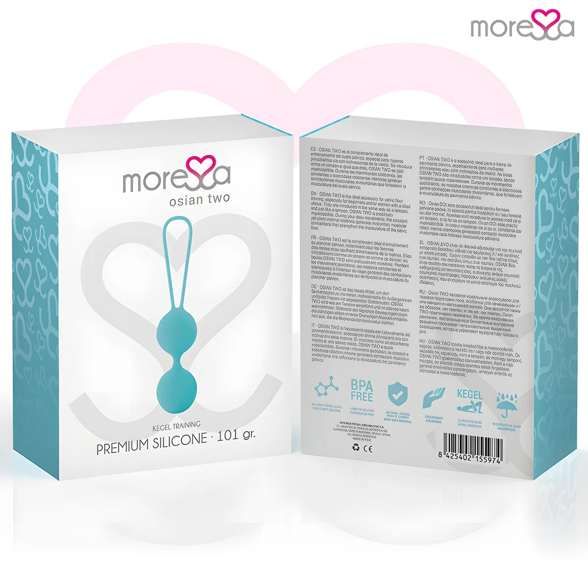 moressa osian deux silicone turquoise premium