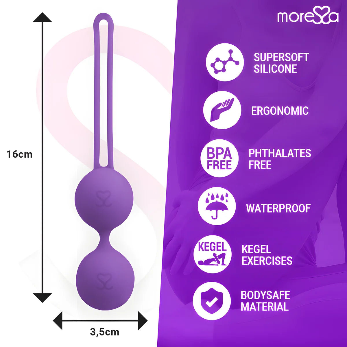 moressa osian deux silicone lilas premium