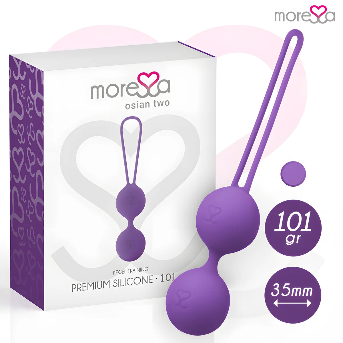 moressa osian deux silicone lilas premium