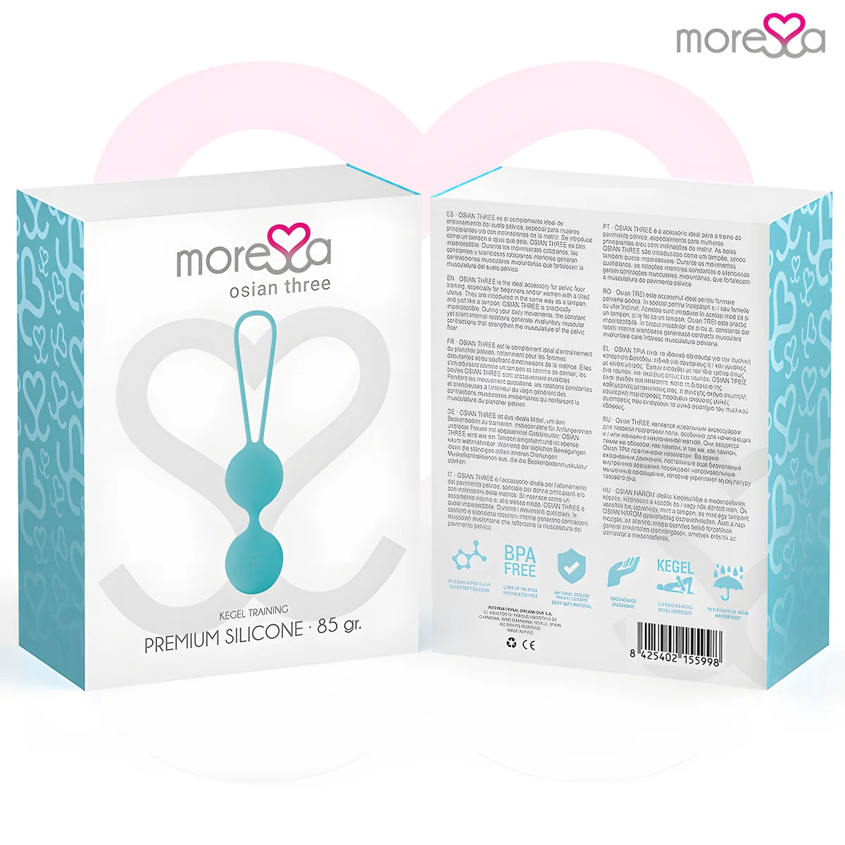 moressa osian trois silicone turquoise premium