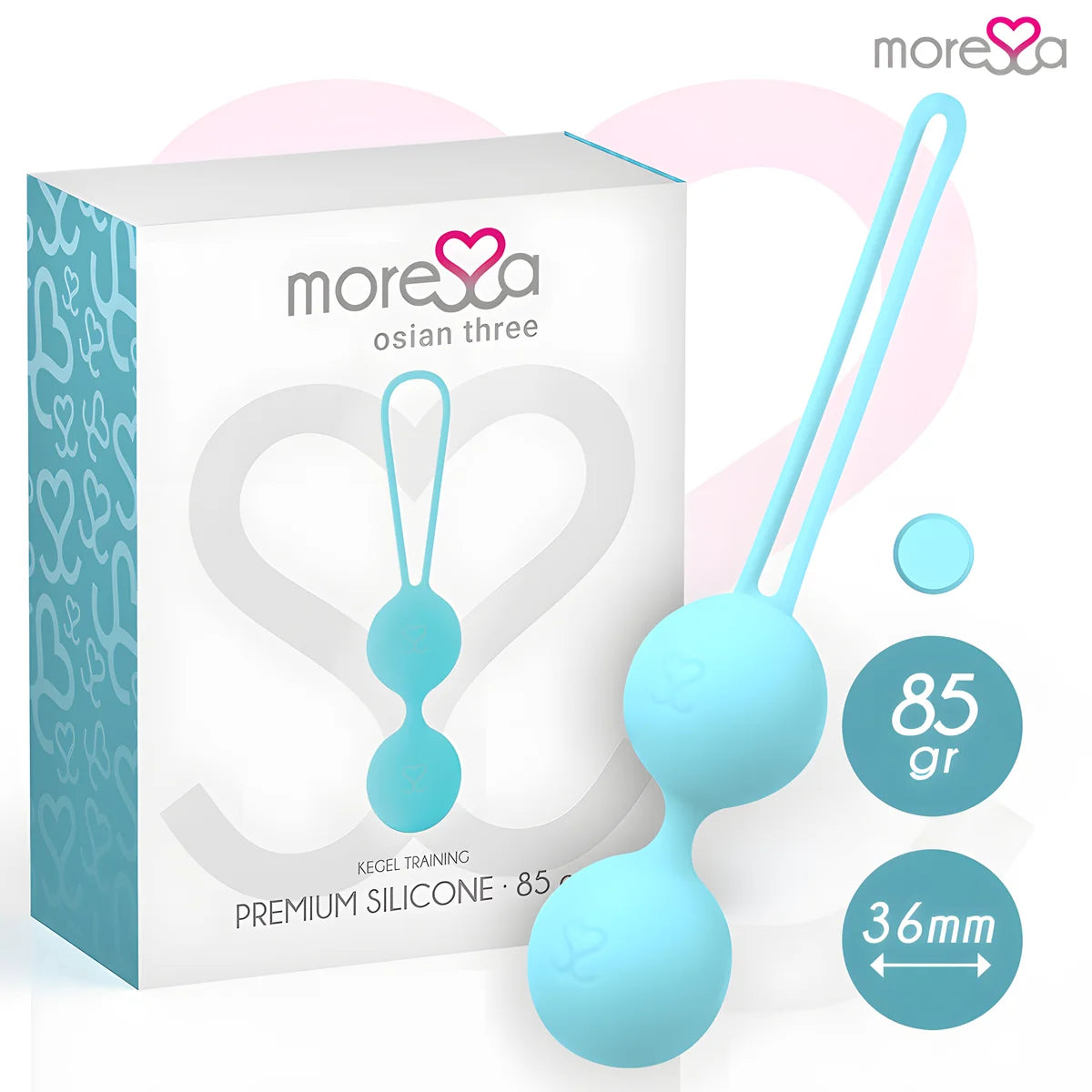 moressa osian trois silicone turquoise premium