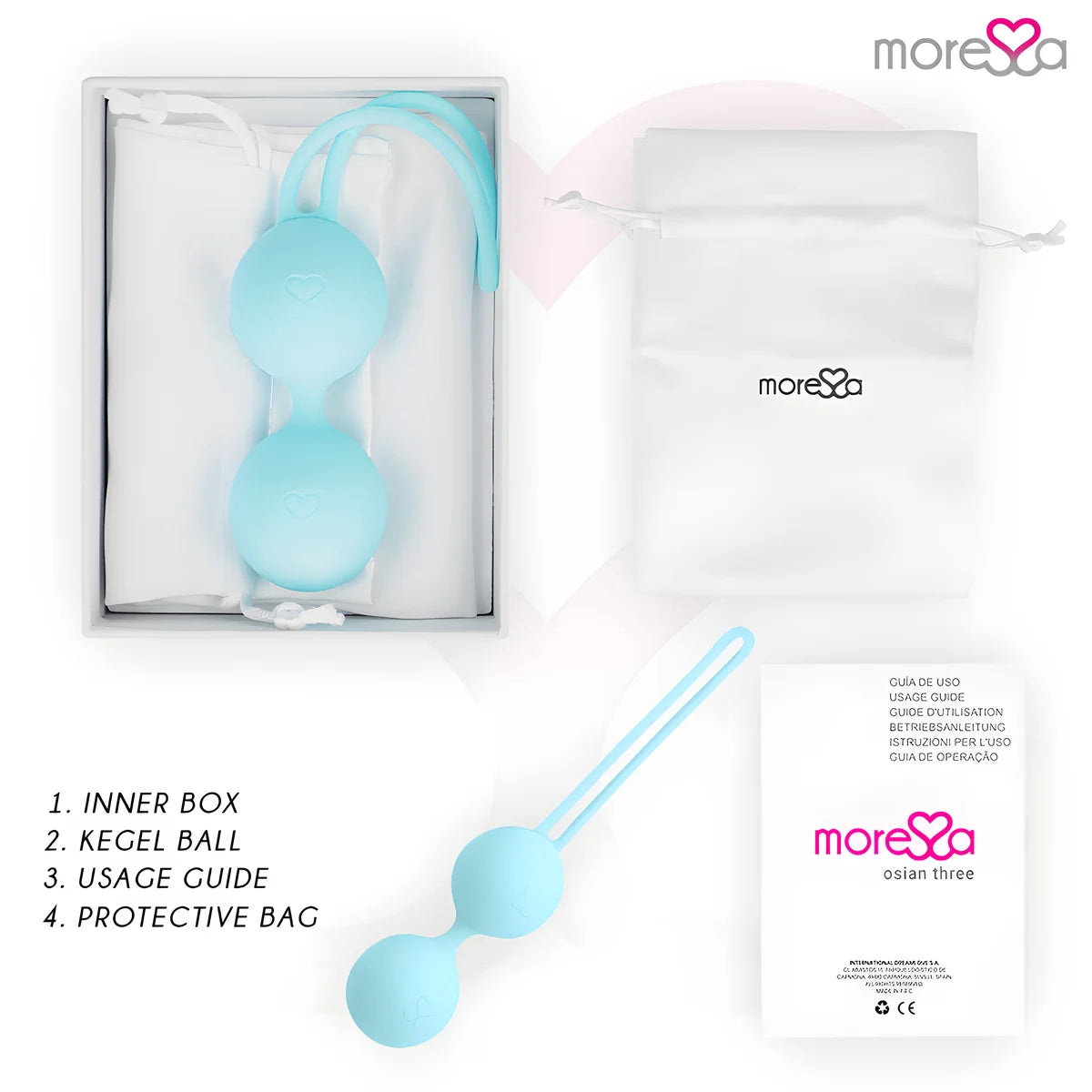 moressa osian trois silicone turquoise premium