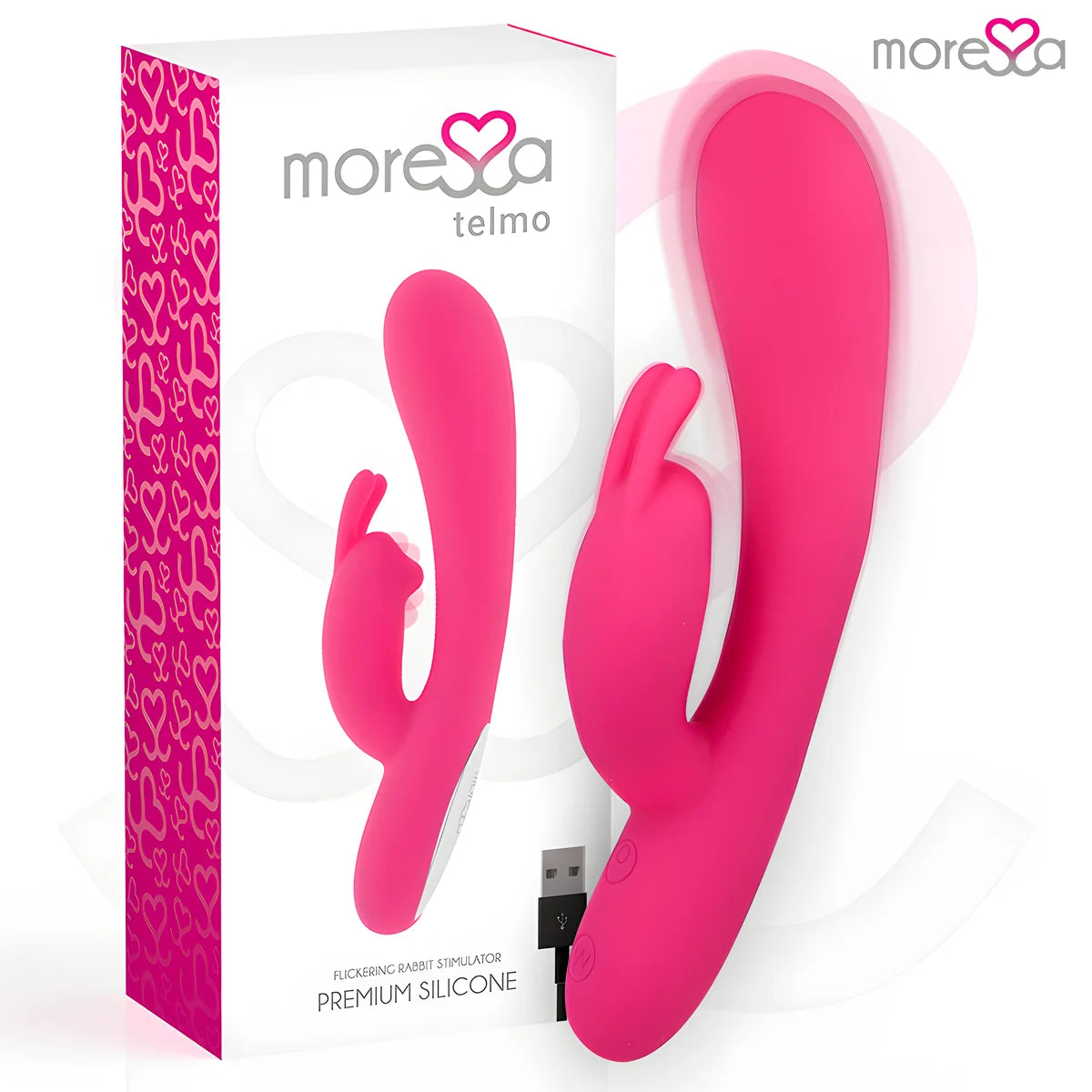 moressa telmo rechargeable en silicone premium