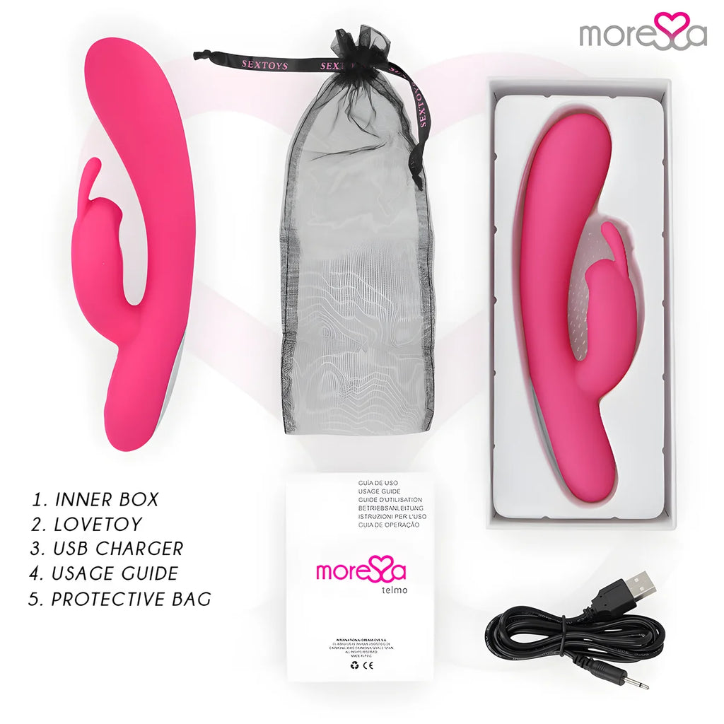 moressa telmo rechargeable en silicone premium