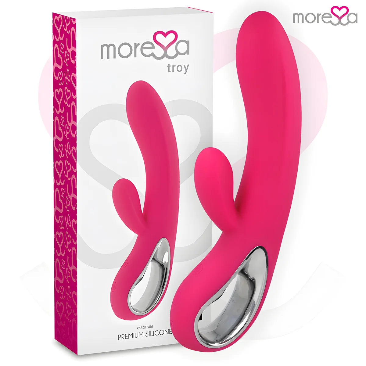 moressa troy rechargeable en silicone premium