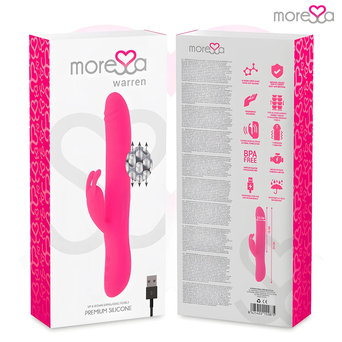 moressa silicone rechargeable de qualite superieure warren