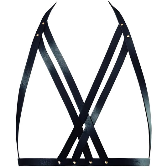 bijoux indiscrets maze soutien gorge licol harnais noir