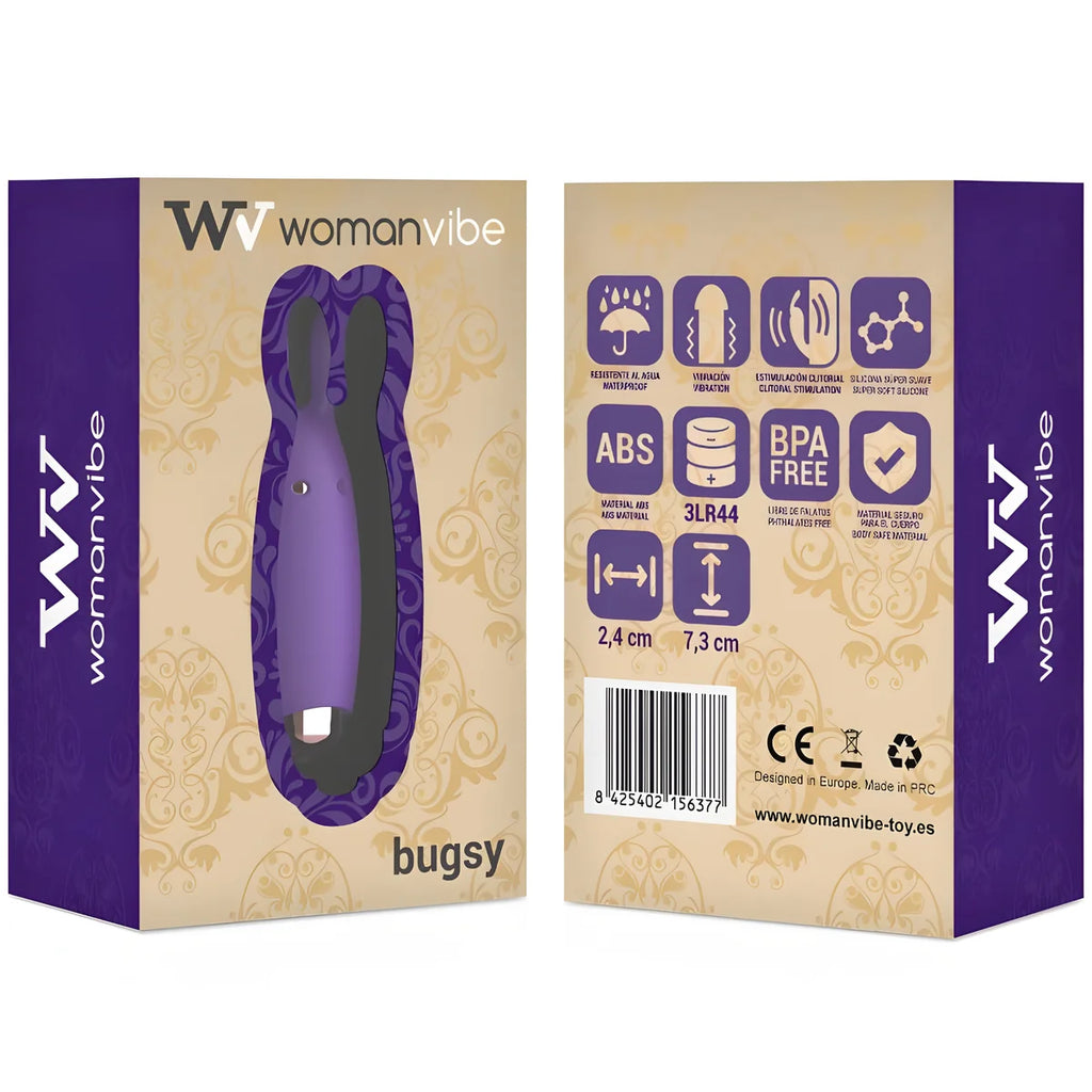 womanvibe bugsy silicone stimulateur