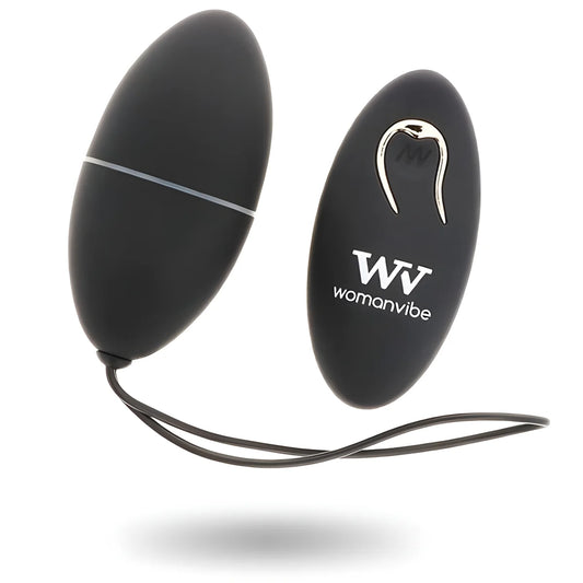womanvibe alsan egg telecommande noir silicone noir