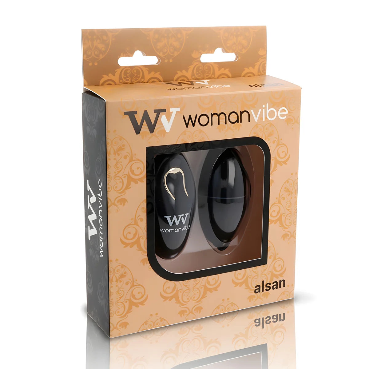 womanvibe alsan egg telecommande noir silicone noir