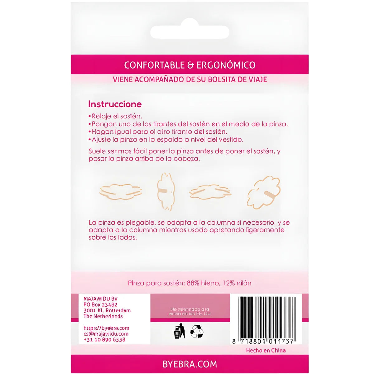 bye bra clips de soutien gorge