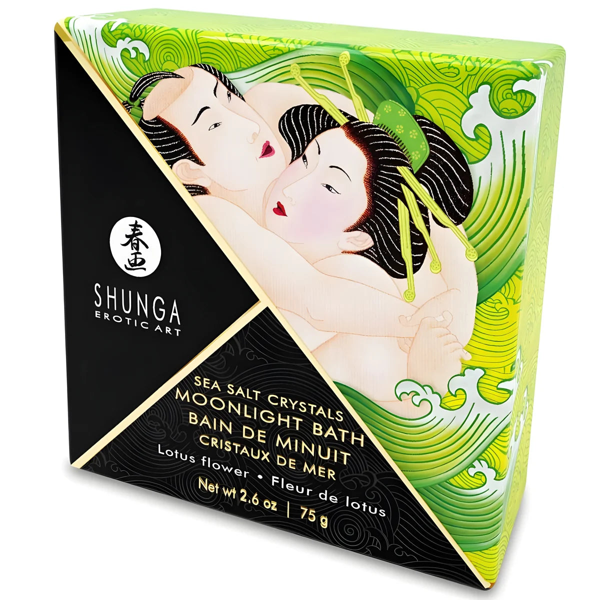 shunga bain ou sels saveur lotus 75 gr