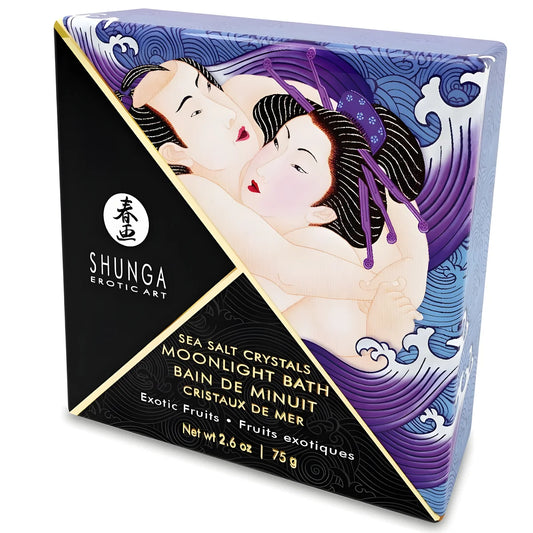 shunga sels de bain a gout violet exotique 75 gr
