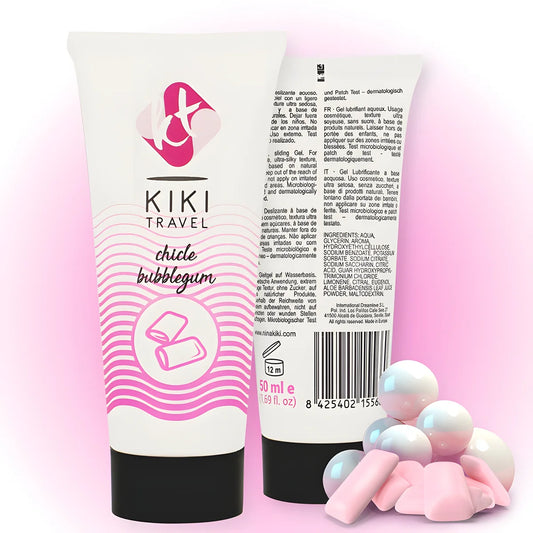 kiki travel lubrifiant gomme fraise 50 ml