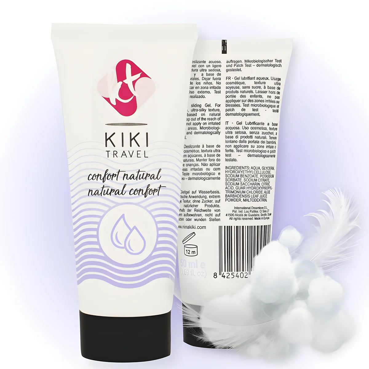 kiki travel confort lubrifiant naturel 50 ml