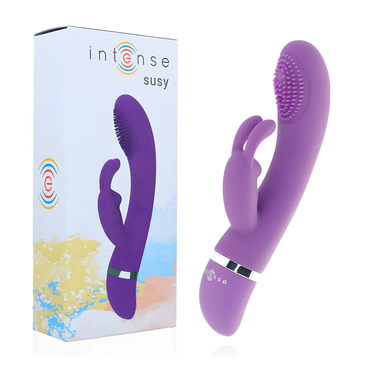 intense vibrateur oscillant susy silicon rabbit lilas