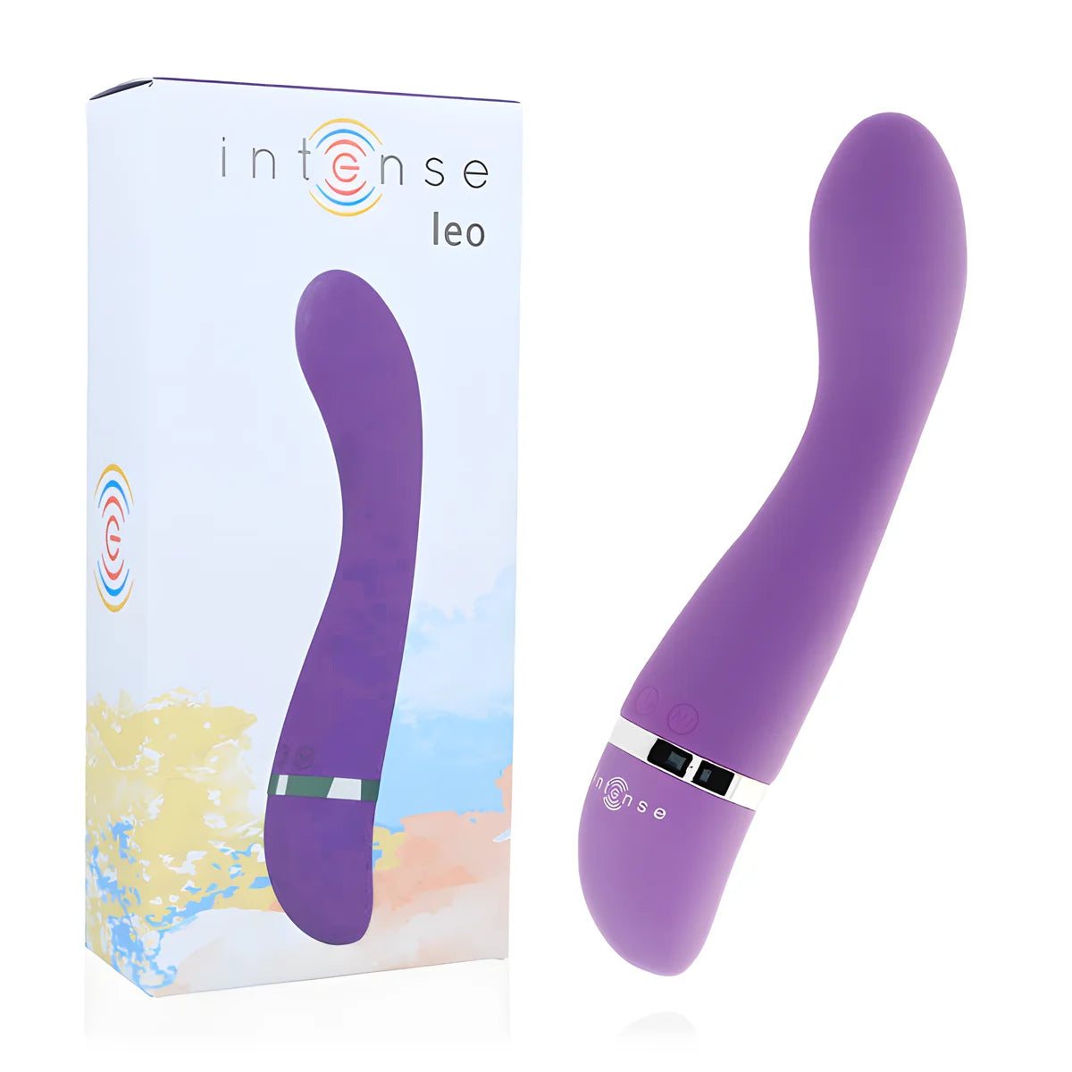 intense vibrateur leo lilas silicone luxe
