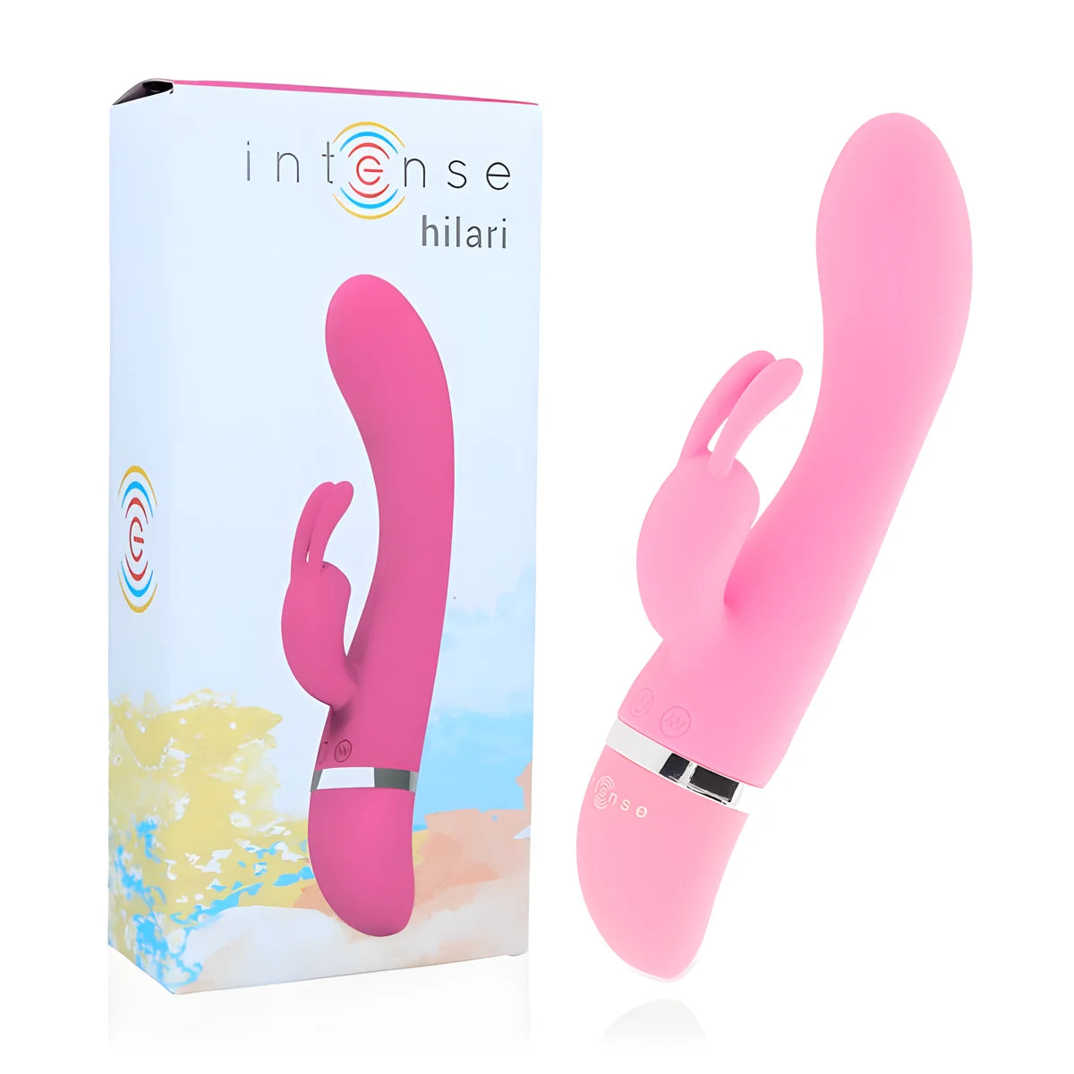 intense vibrateur de luxe en silicone rose hilari