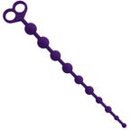 Chapelet anal en silicone doux à billes — détail design
