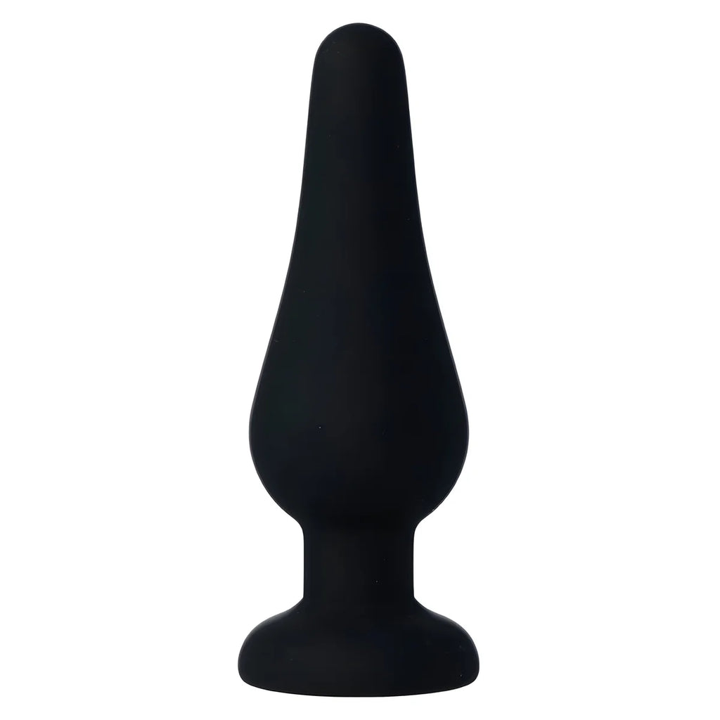 intense plug anal pipo m silicone noir 11 cm