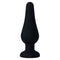 intense plug anal pipo m silicone noir 11 cm