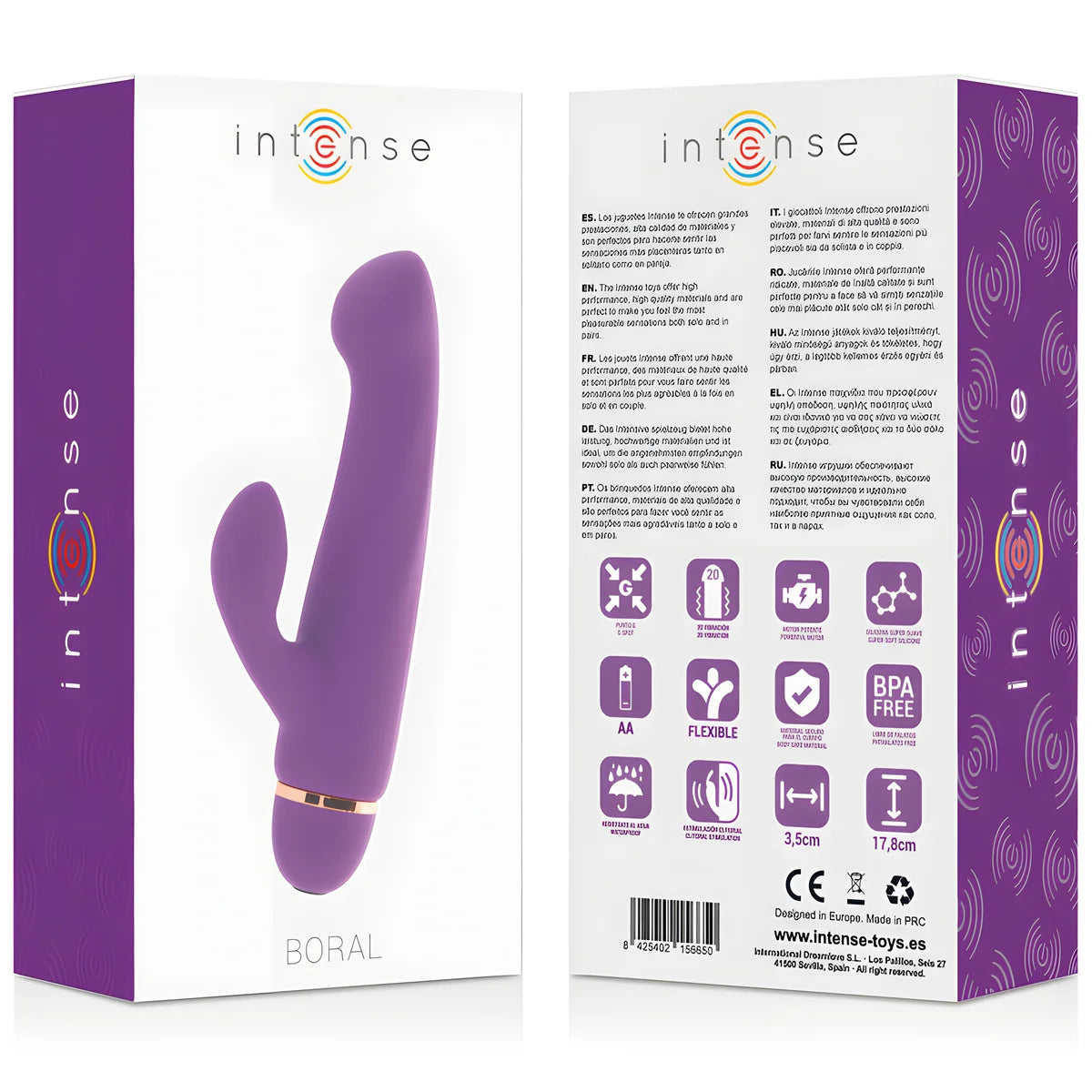 intense boral 20 vitesses silicone lilas
