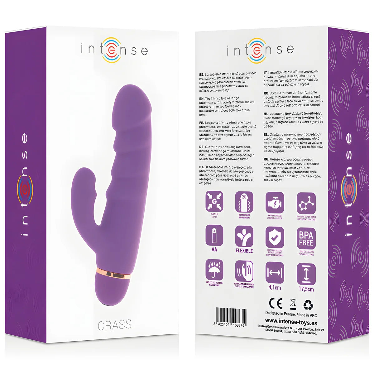 intense crass 20 vitesses silicone lilas