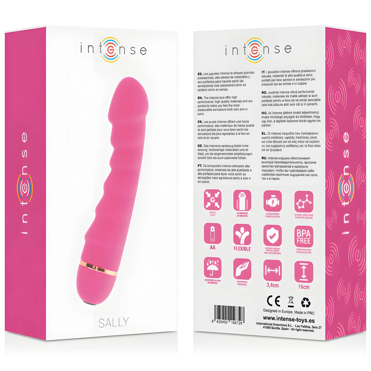 intense sally 20 vitesses silicone rose