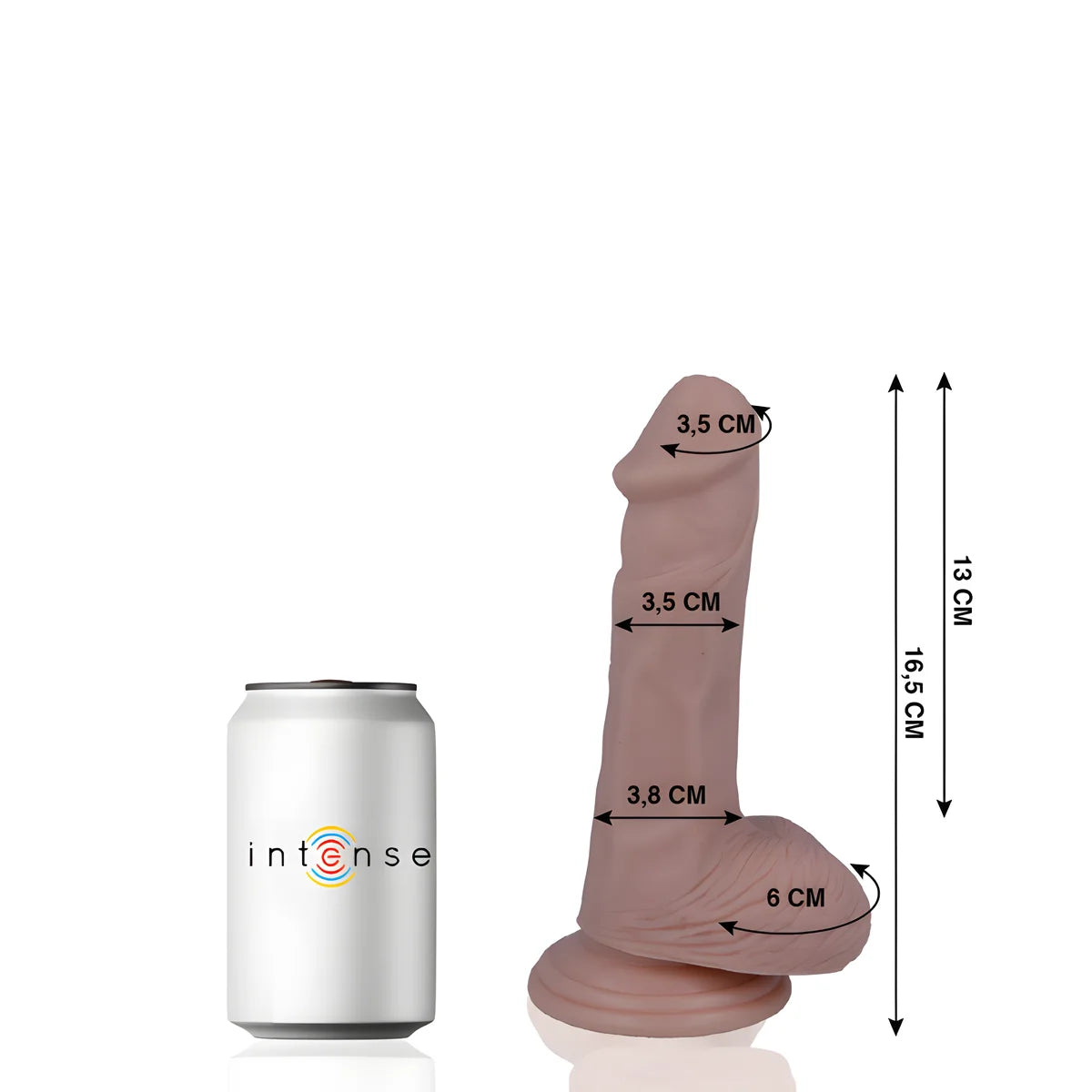 mr intense 5 penis realiste 16 5 cm o 3 5 cm