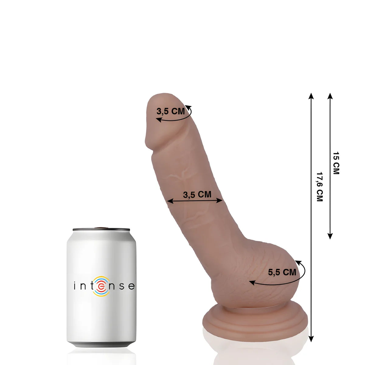 mr intense 8 penis realiste 17 6 cm o 3 5 cm