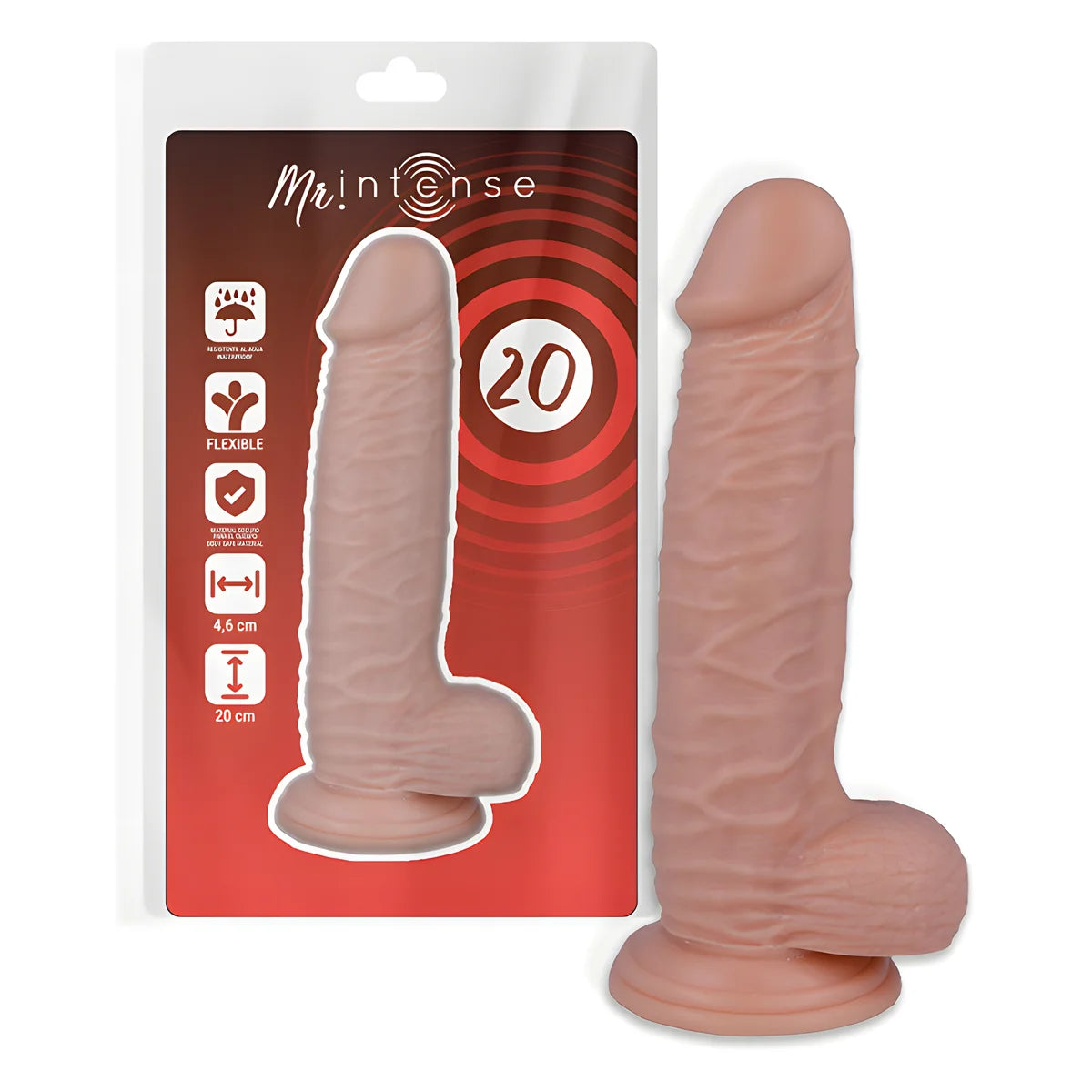 mr intense 20 penis realiste 20 cm o 4 6 cm