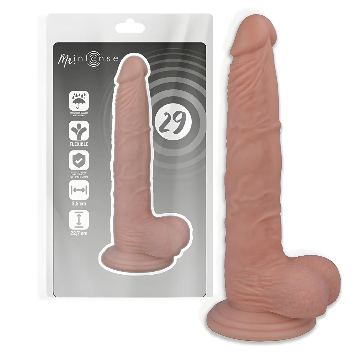 mr intense 29 penis realiste 22 7 cm o 3 5 cm