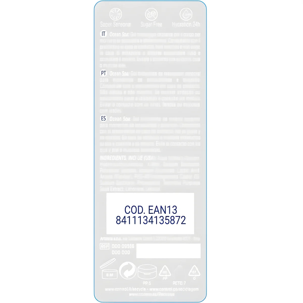 control 2 en 1 massage plaisir mer mediterranee 200 ml