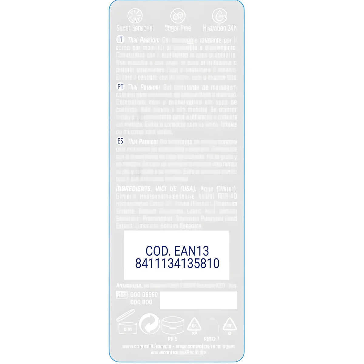 control 2 en 1 massage plaisir thai passion 200 ml