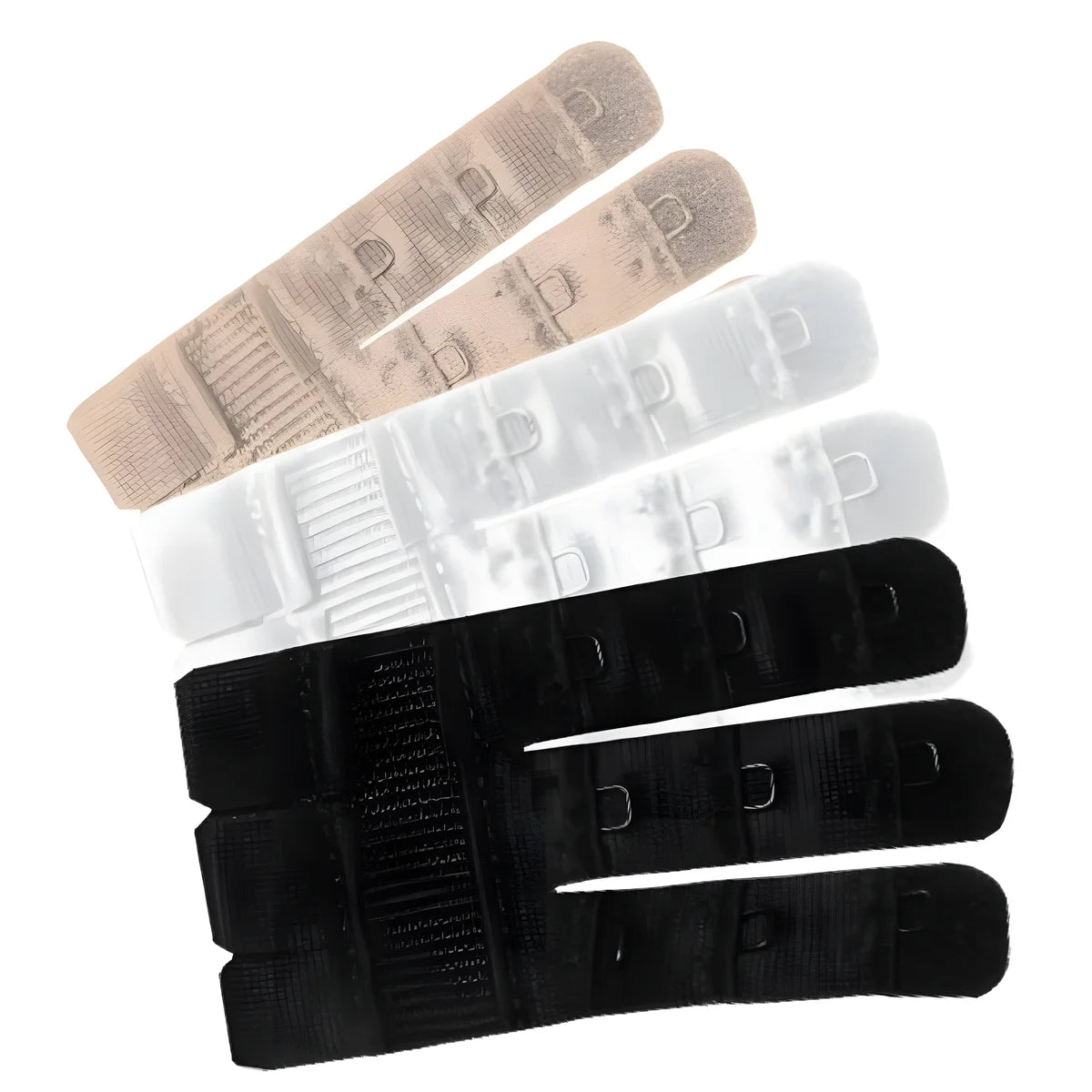 bye bra rallonges de contour flexibles 3 crochets 3 unites