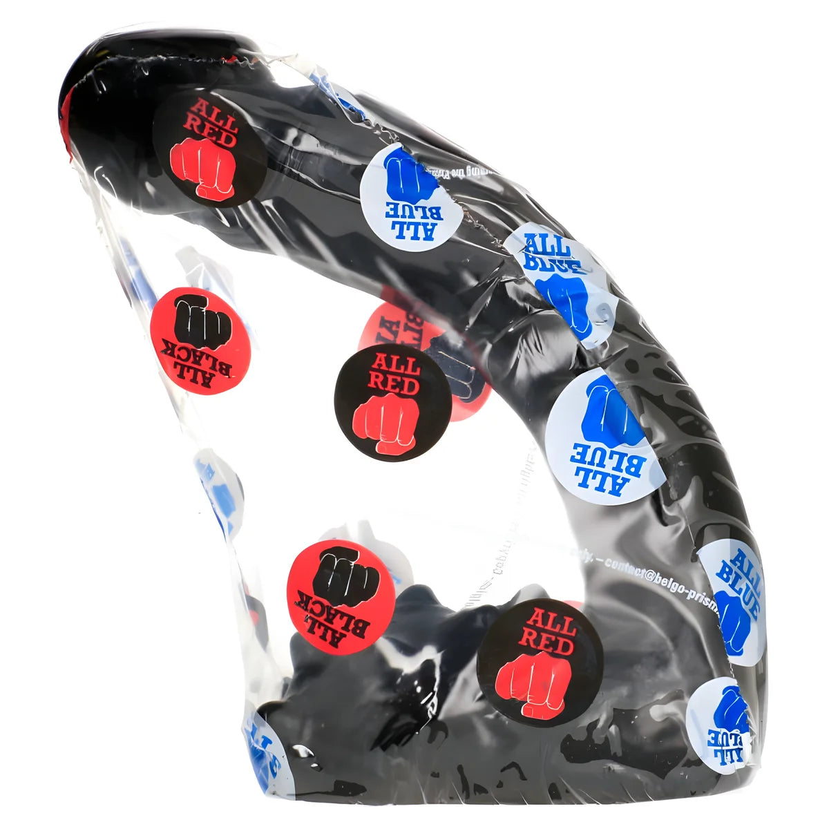 all black gode realiste 19 cm