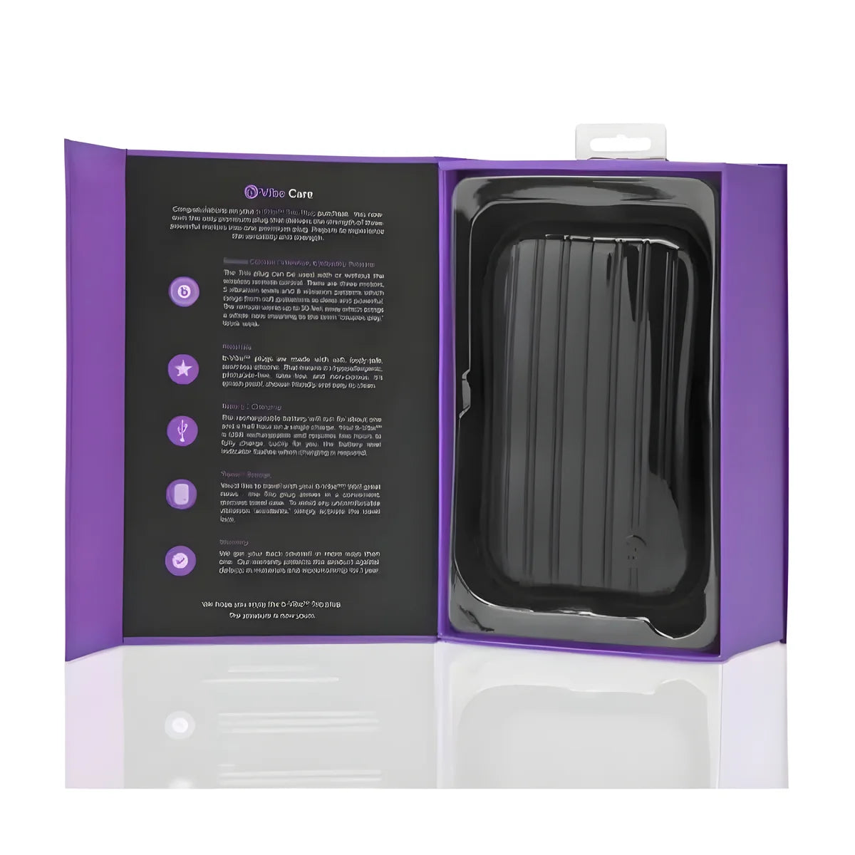 b vibe trio prise telecommande anal lilas