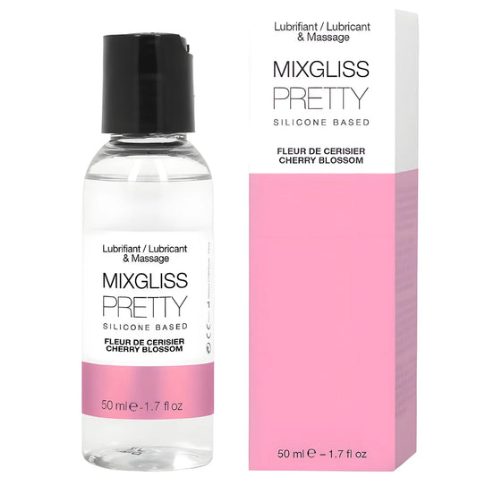 mixgliss pretty lubrifiant silicone fleur de cerisier 50 ml