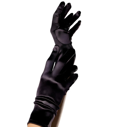 leg avenue gants satin noir