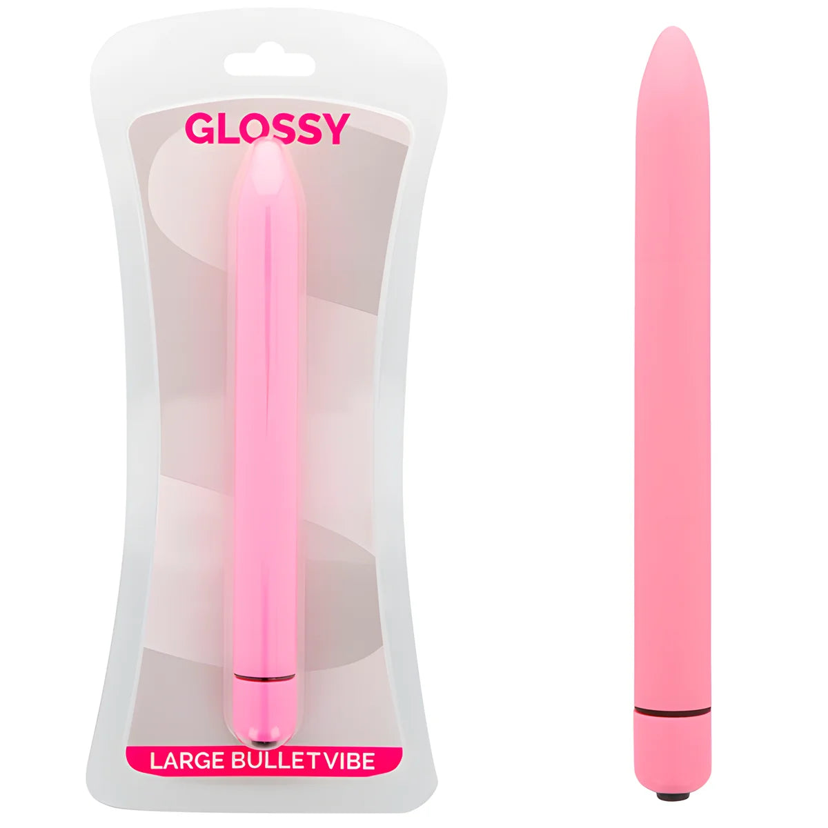 glossy slim vibrateur rose