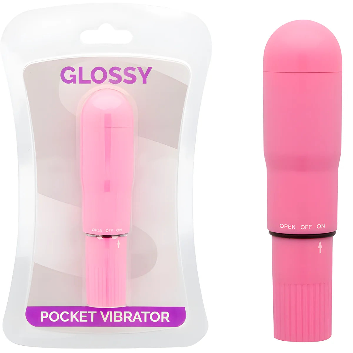 glossy vibrateur de poche deep rose
